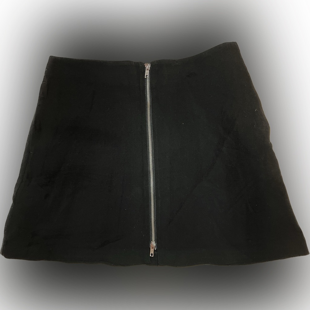 NWT ASOS (Monkl) black double zip skirt brand new